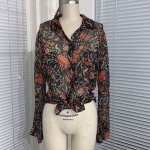 JOHNNY WAS 4 Love & Liberty Silk blouse
